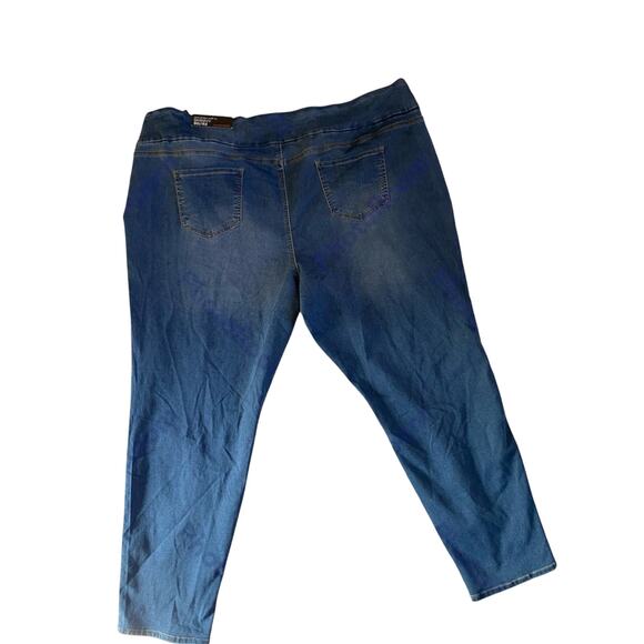 Avenue Jeans Womens Size 30 NEW Stretchy Skinny Straight Pull On Casual Denim - Picture 2 of 8